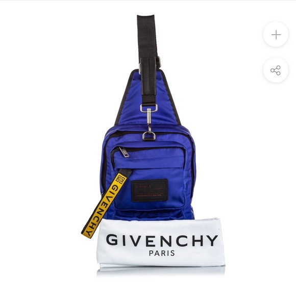 Givenchy Other - Givenchy Men’s Blue Nylon UT3 Crossbody Sling Bag